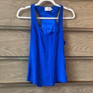 Blue Sleeveless Top